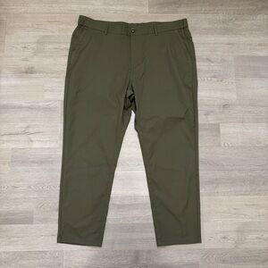 Jack Archer Jetsetter Tech Pants Mens 36x28 Olive Performance Chino